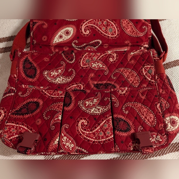 Vera Bradley MESA RED messenger bag - Picture 4 of 14
